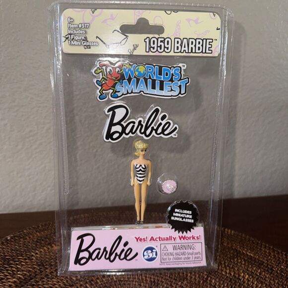 2017 World's Smallest 1959 Replica Barbie 2.75" Doll New Sealed - Picture 1 of 4